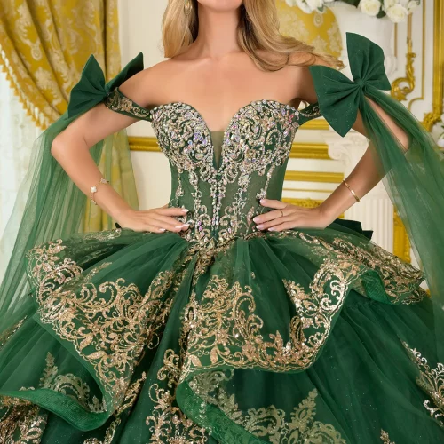gl3801-green-d1-tail-quinceanera-new-arrivals-tulle-jewel-sequin-glitter-corset-straps-v-neck-ball-gown