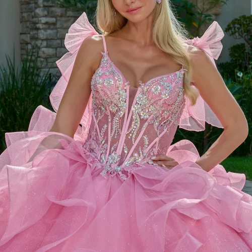 gl3804-pink-d1-tail-quinceanera-new-arrivals-tulle-beads-embroidery-jewel-sequin-glitter-corset-spaghetti-strap-v-neck-ball-gown