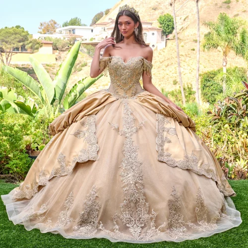 gl3810-gold-3o-tail-quinceanera-new-arrivals-satin-tulle-embroidery-jewel-sequin-corset-off-shoulder-v-neck-ball-gown