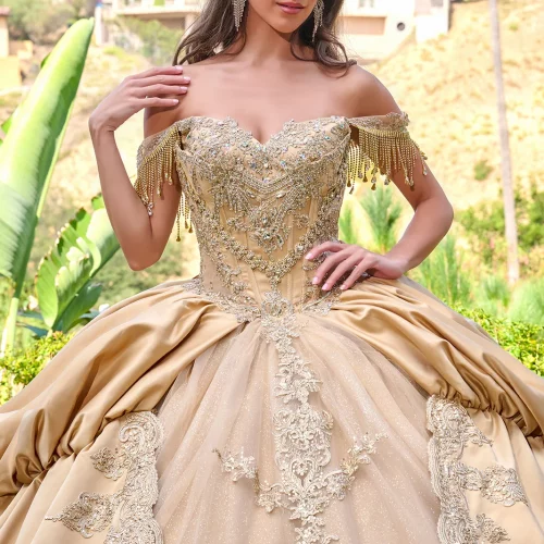 gl3810-gold-d1-tail-quinceanera-new-arrivals-satin-tulle-embroidery-jewel-sequin-corset-off-shoulder-v-neck-ball-gown