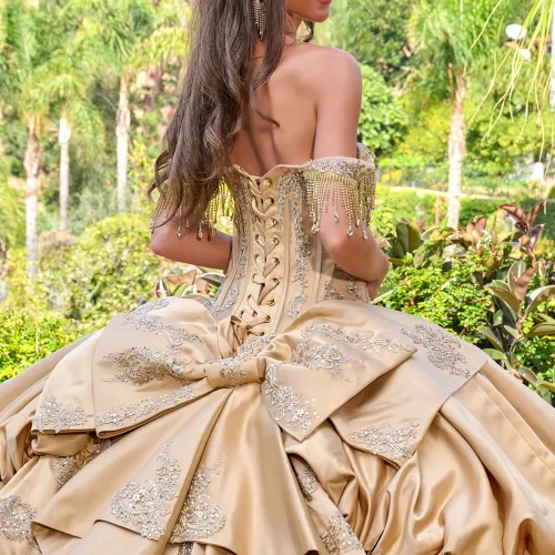 gl3810-gold-d2-tail-quinceanera-new-arrivals-satin-tulle-embroidery-jewel-sequin-corset-off-shoulder-v-neck-ball-gown