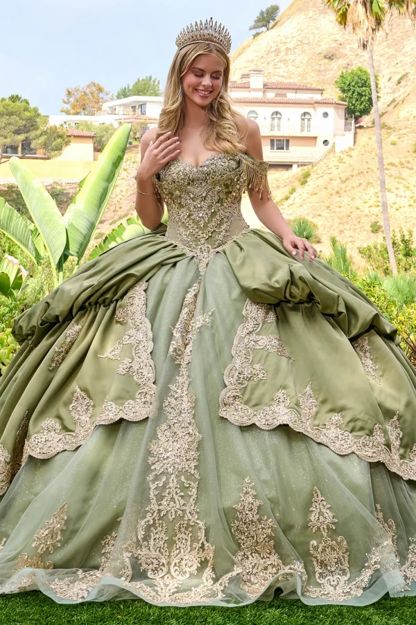 gl3810-olive-1o-tail-quinceanera-new-arrivals-satin-tulle-embroidery-jewel-sequin-corset-off-shoulder-v-neck-ball-gown