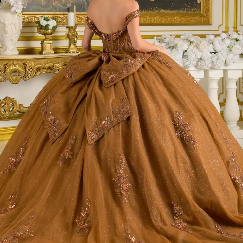 gl3811-brown-2o-tail-quinceanera-new-arrivals-tulle-beads-embroidery-jewel-sequin-glitter-corset-off-shoulder-v-neck-ball-gown