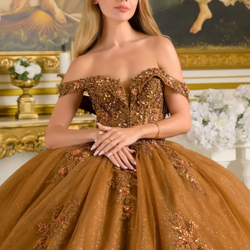 gl3811-brown-d1-tail-quinceanera-new-arrivals-tulle-beads-embroidery-jewel-sequin-glitter-corset-off-shoulder-v-neck-ball-gown