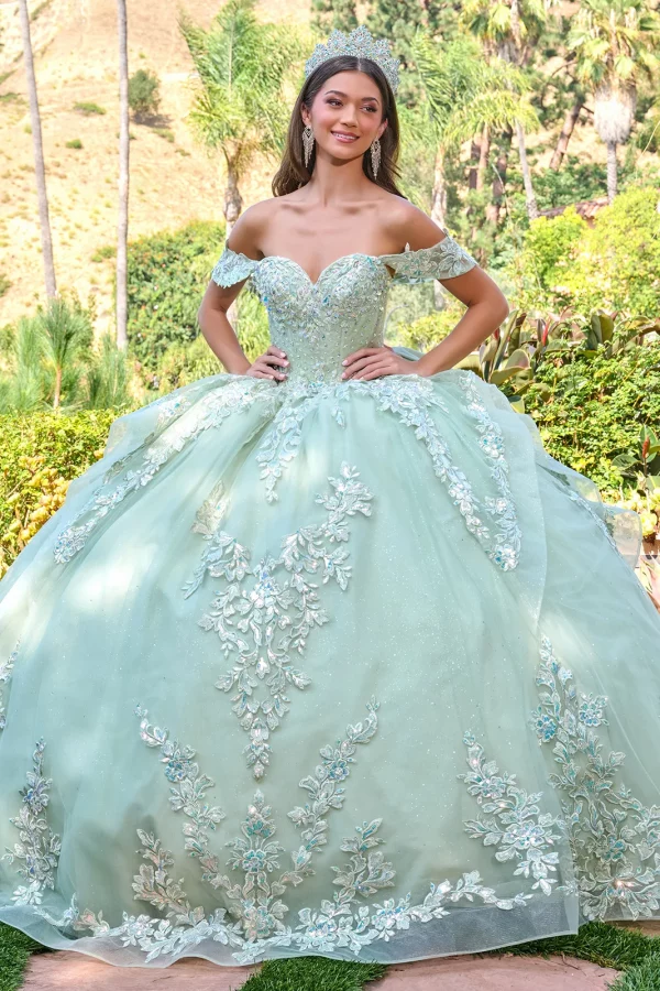 gl3815-sage-1o-tail-quinceanera-new-arrivals-tulle-beads-embroidery-jewel-sequin-glitter-corset-off-shoulder-v-neck-ball-gown