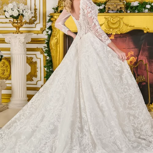gl3819-off-white-2o-tail-wedding-gowns-new-arrivals-mesh-beads-embroidery-sequin-glitter-corset-three-quarter-sleeve-sleeve-v-neck-ball-gown