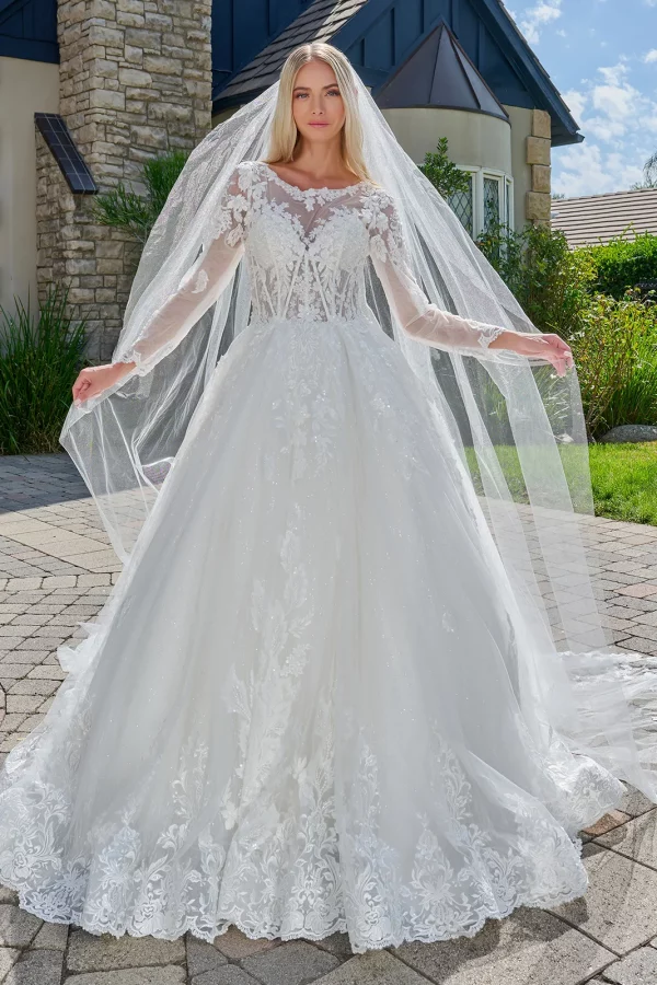 gl3823-off-white-1o-tail-wedding-gowns-new-arrivals-mesh-beads-embroidery-sequin-glitter-corset-long-sleeve-scoop-neck-ball-gown