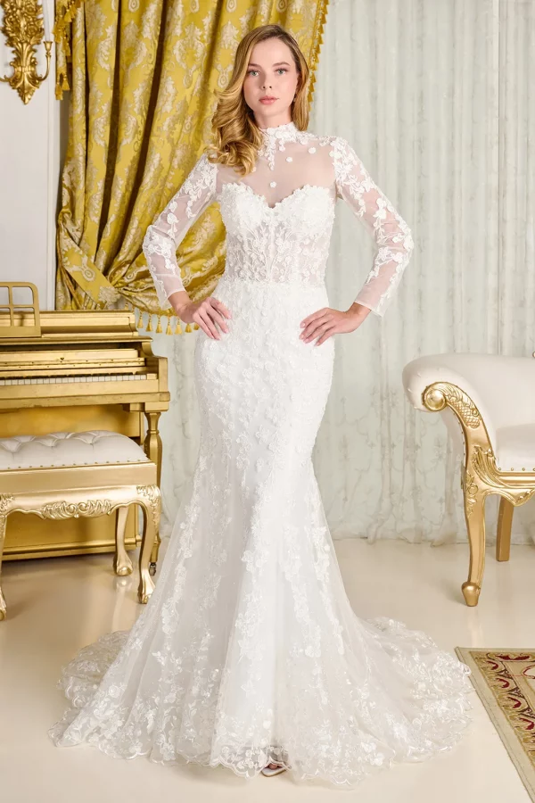 gl3830-off-white-1o-tail-wedding-gowns-new-arrivals-mesh-applique-beads-embroidery-sequin-glitter-corset-strapless-v-neck-trumpet-rev