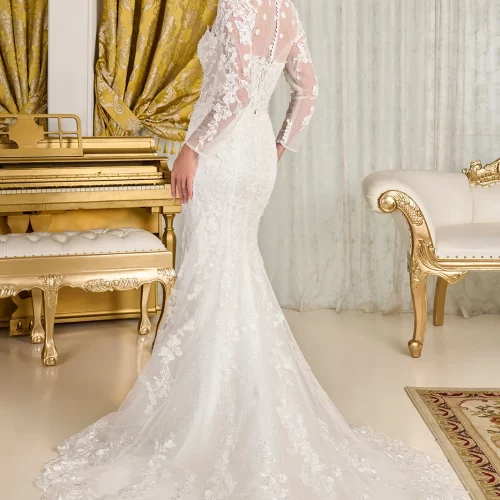 gl3830-off-white-2o-tail-wedding-gowns-new-arrivals-mesh-applique-beads-embroidery-sequin-glitter-corset-strapless-v-neck-trumpet