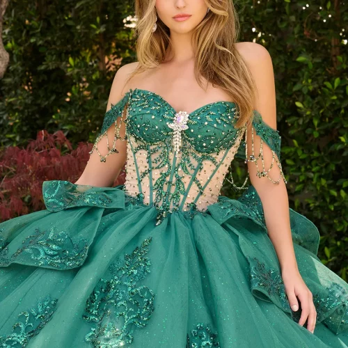 gl3846-green-d1-tail-quinceanera-new-arrivals-tulle-beads-jewel-sequin-glitter-corset-off-shoulder-sweetheart-ball-gown