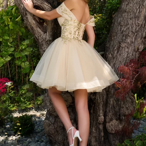 gs3859-champagne-2o-short-homecoming-cocktail-new-arrivals-mesh-glitter-netting-sequin-glitter-corset-off-shoulder-straight-across-a-line