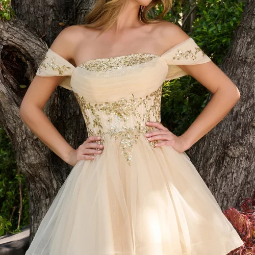gs3859-champagne-d1-short-homecoming-cocktail-new-arrivals-mesh-glitter-netting-sequin-glitter-corset-off-shoulder-straight-across-a-line