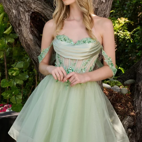 gs3860-sage-d1-short-homecoming-cocktail-new-arrivals-satin-mesh-glitter-netting-beads-embroidery-sequin-corset-off-shoulder-sweetheart-a-line